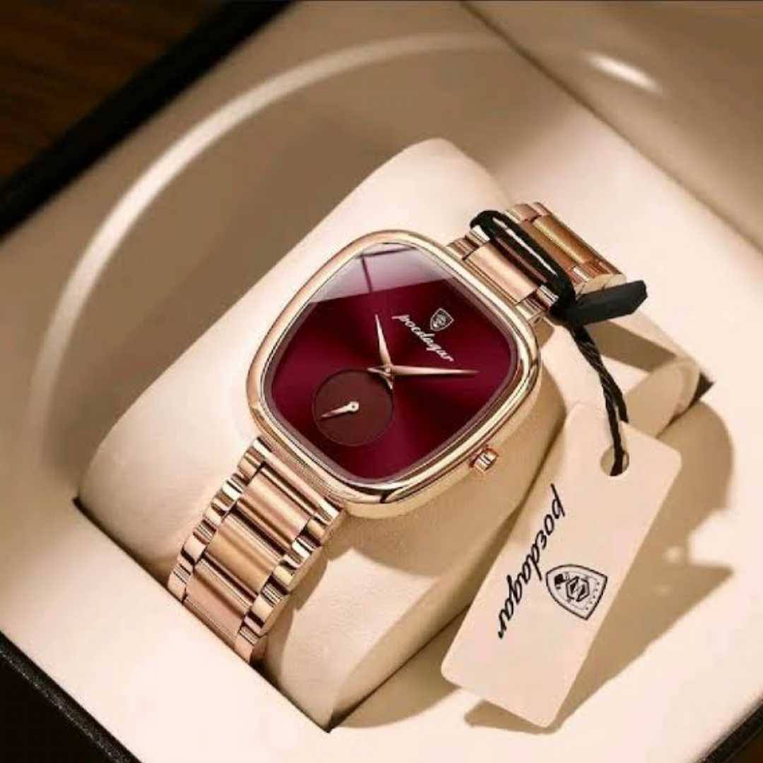 POEDAGAR,Luxury,Ladies,Watch,Stainless,Steel,Waterproof,Quartz,Watch