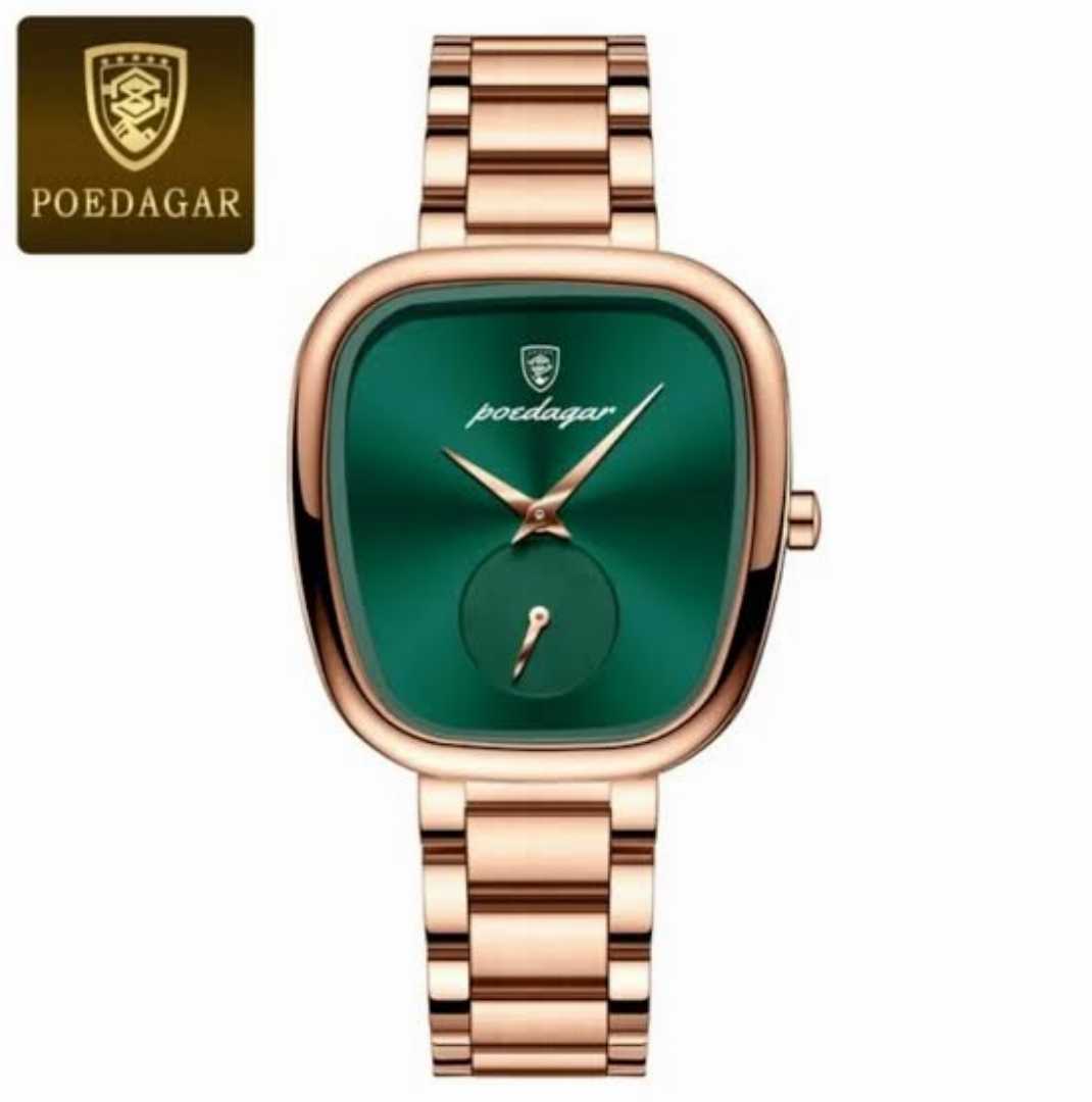 POEDAGAR,Luxury,Ladies,Watch,Stainless,Steel,Waterproof,Quartz,Watch