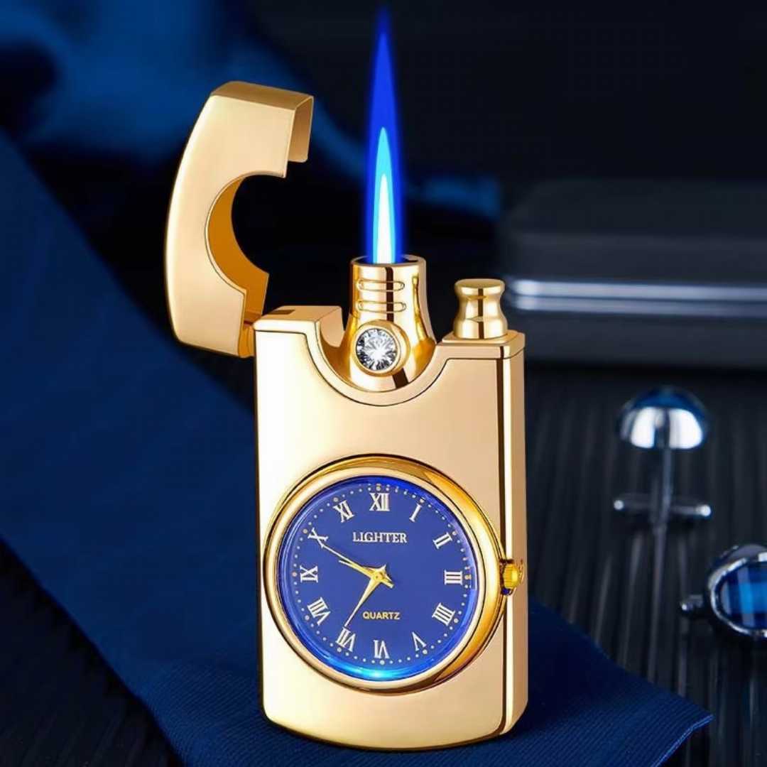 Fashion,Diamond,Watch,Gas,Lighter,with,Watch