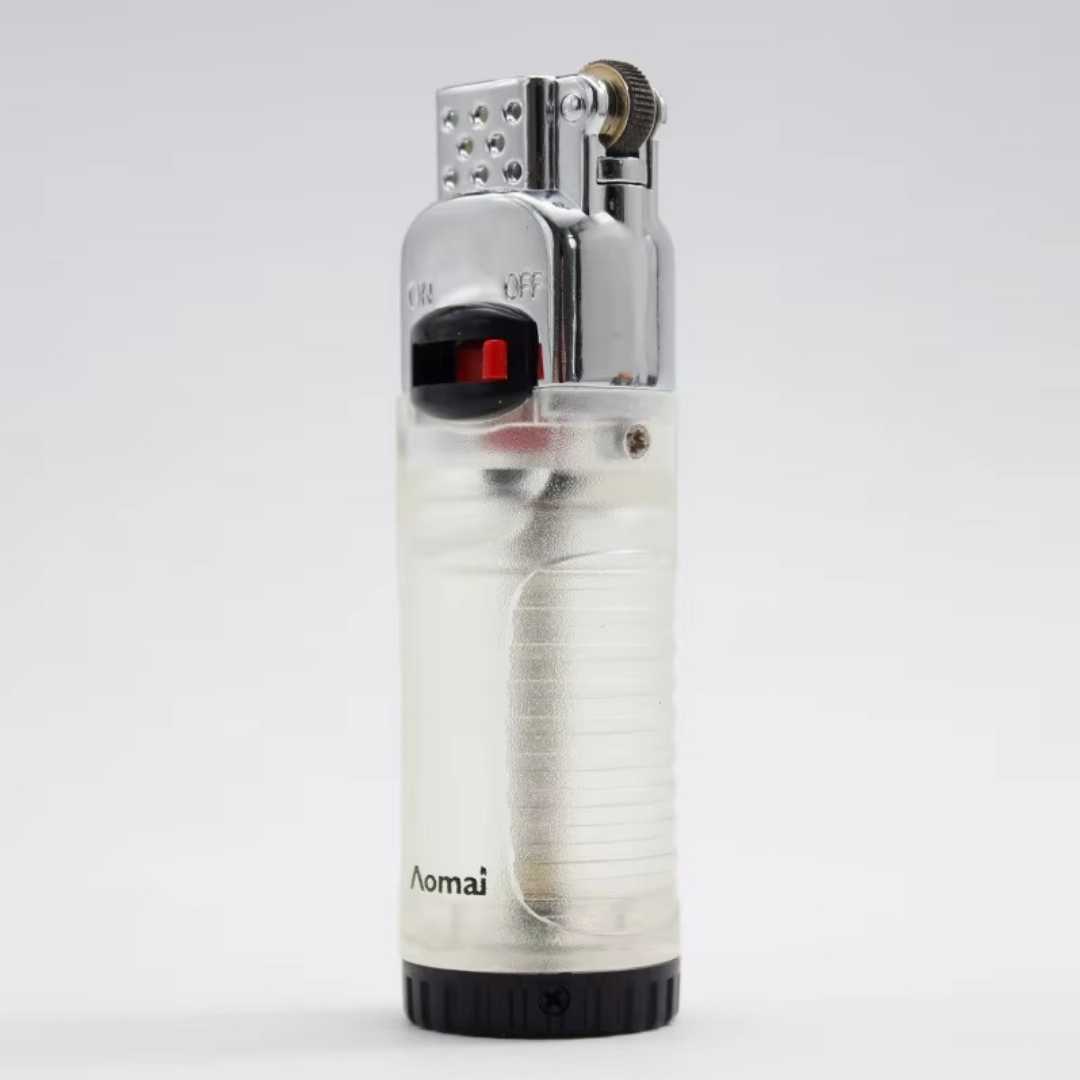Transparent,fixed,fire,inflatable,lighter