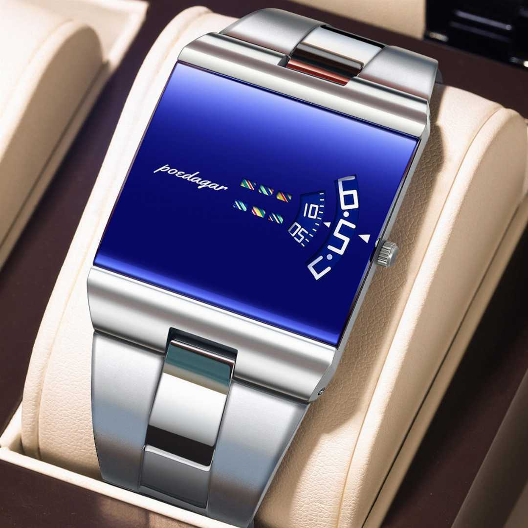 POEDAGAR,857,Waterproof,Stainless,Steel,Elegant,Wristwatch