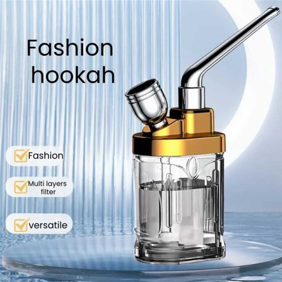 Hookah,Water,Bong,Fashion,Pipe,for,Cigarette,&,Cut,Tobacco,Multi,Layer,Filtration